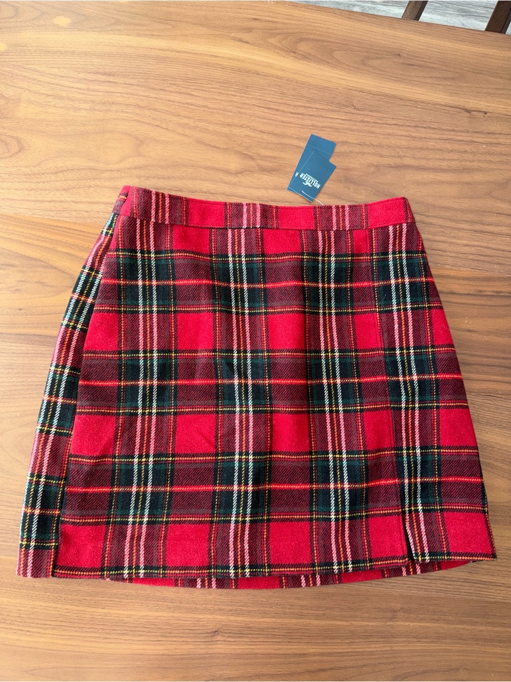 Women’s Red Mini Skirt - Classic Plaid Style
